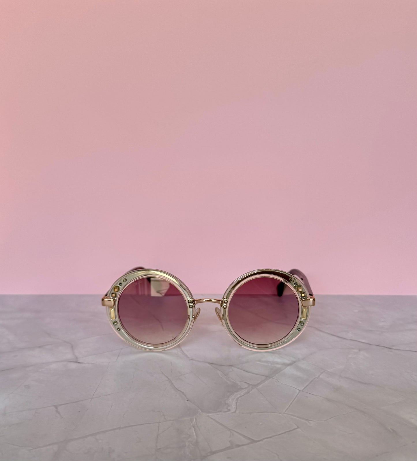 runde rosa Jimmy Choo