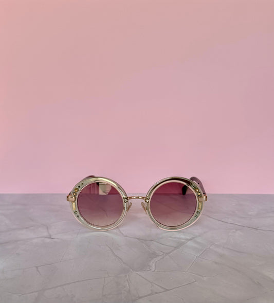 runde rosa Jimmy Choo