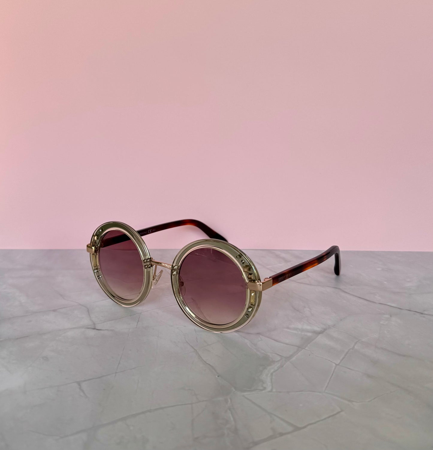 runde rosa Jimmy Choo