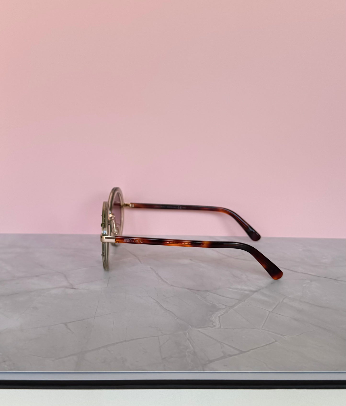 runde rosa Jimmy Choo
